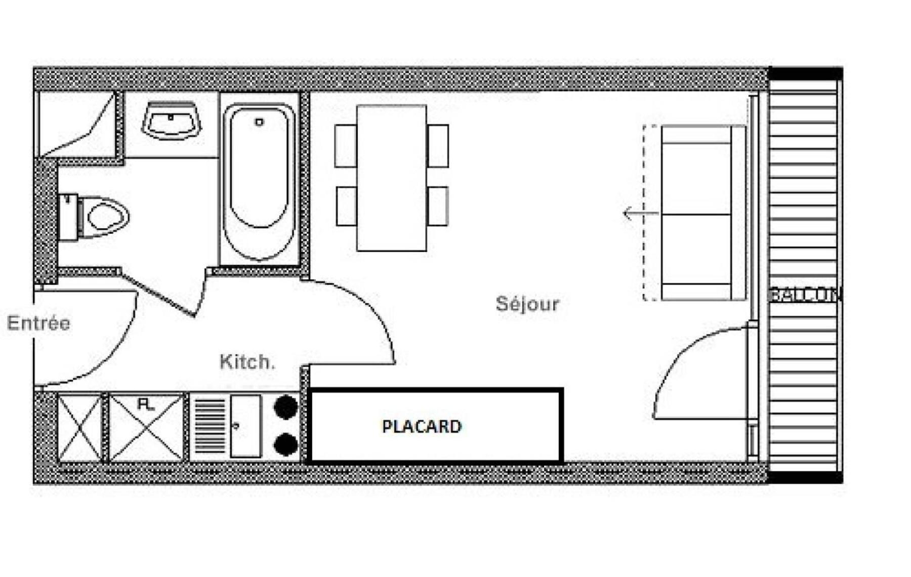 Residence Lac Du Lou - Studio Agreable - Ski Aux Pieds - Balcon Mae-2054 Saint-Martin-de-Belleville Eksteriør bilde